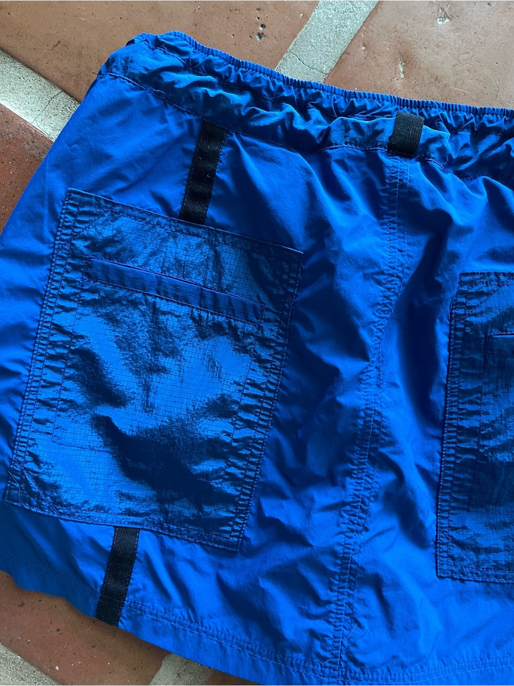 Free People Movement Blue Cargo Hiking Drawstring Shorts - Picture 8 of 8